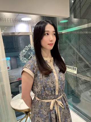 ロング 川村 夏のヘアスタイル