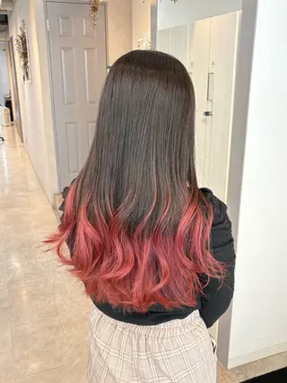 ロング カラー Chainon　山中 拓也のヘアスタイル