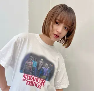 ショート ボブパーマ🥣KON コンナツミのヘアスタイル