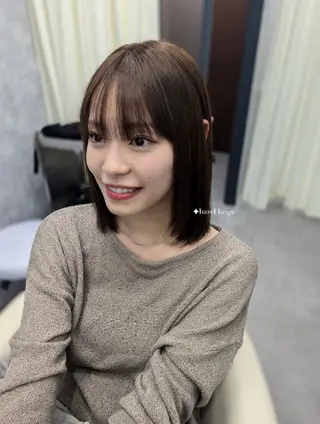 ミディアム カラー 🏹MIYU¦抜け感 ×柔らかカラーのヘアスタイル
