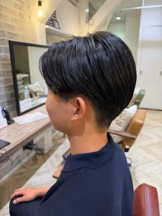 パーマ メンズ 栗屋野 明希のヘアスタイル