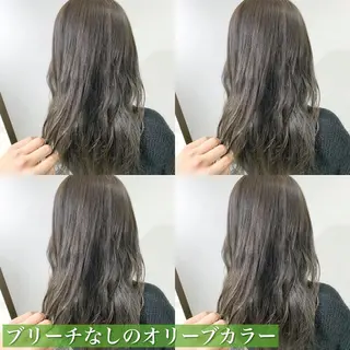 セミロング カラー navile原宿 yumaのヘアスタイル
