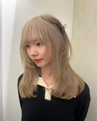 ロング 韓国ヘアメンズ・レデ ィース特化ミクのヘアスタイル