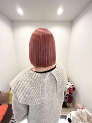 ミディアム カラー 石井 ひまり/ブリーチのヘアスタイル