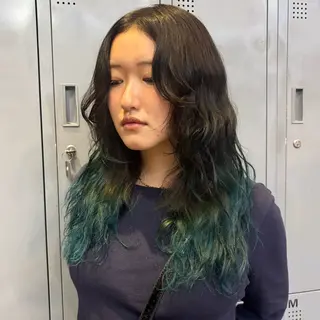 ロング ブリーチ×似合わせハ イトーン🍎ののかのヘアスタイル