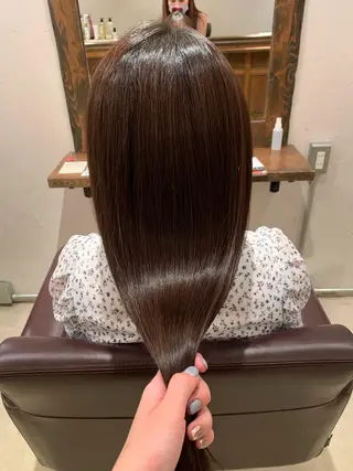 ロング カラー 透明感カラー✂︎ /縮毛矯正/YUKAのヘアスタイル