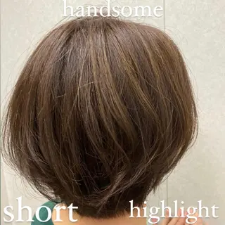 ショート カラー SHUN札幌 メンズパーマフェードのヘアスタイル