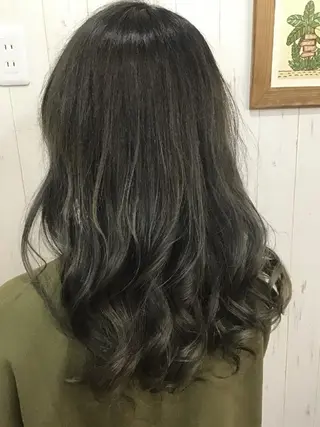 ロング ヘアカラー&縮毛矯正 STAR☆RIVERのヘアスタイル