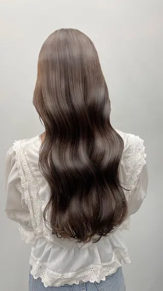 ロング カラー ブリーチ/髪質改善 店長　板垣智大のヘアスタイル