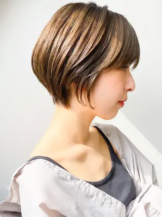 ショート 岸 優貴のヘアスタイル