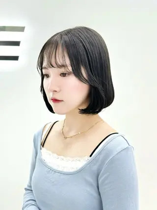 ショート カラー ヘアアレンジ 縮毛矯正🤍 盛れるボブ/ひかりのヘアスタイル