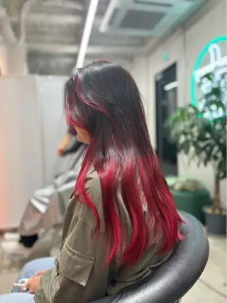 ロング カラー 浅草駅徒歩8分/ 久保 歩夢のヘアスタイル