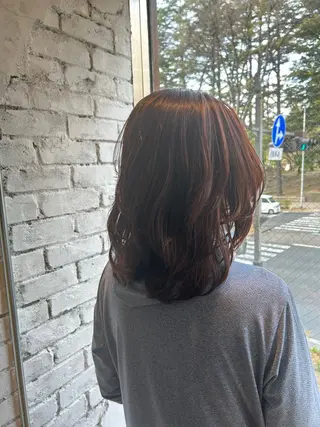 セミロング 三浦義久/仙台/ レイヤーカットのヘアスタイル