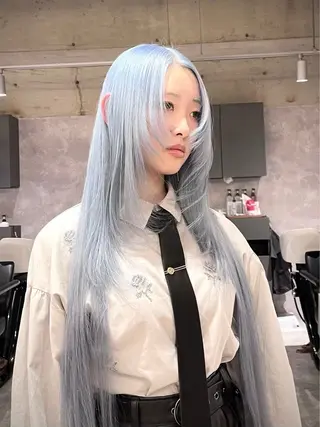 カラー 齊藤 千隼のヘアスタイル