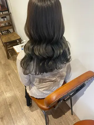 ロング カラー coco♡ 韓国hairのヘアスタイル