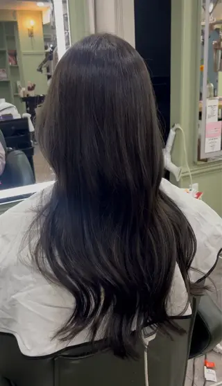 カラー AYANE ◝✩韓国ヘアのヘアスタイル