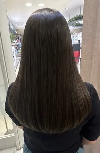 ロング カラー 縮毛矯正/髪質改善/ 艶髪ササキナツミのヘアスタイル