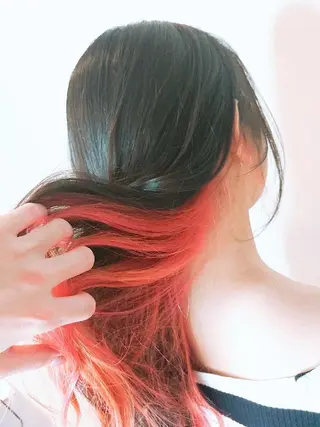セミロング カラー Cecilhair 店長松本のヘアスタイル