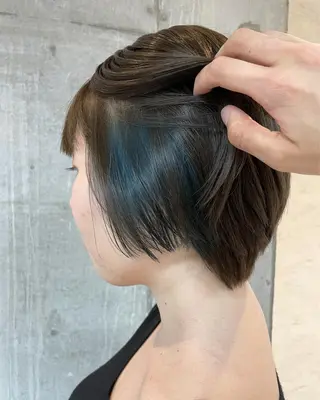 ショート カラー はやしほのか| マンツーマン美容師のヘアスタイル