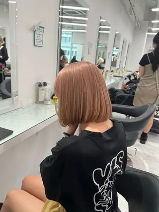ロング カラー ウルフカットマスター みつきのヘアスタイル
