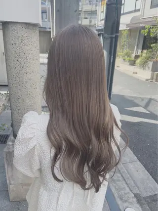 セミロング カラー ヘアアレンジ TOKI /透明感/原宿のヘアスタイル