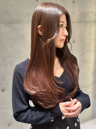 ロング 《髪質改善✖️オリー ブ🧸》小嶋拓也のヘアスタイル