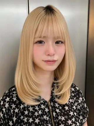 ミディアム 🎀Rimi୨୧ 【♡layer♡】のヘアスタイル