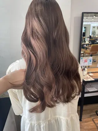 ロング カラー ヘアアレンジ coco♡ 韓国hairのヘアスタイル
