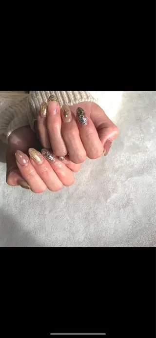 セミロング gypsophila 野村のネイルデザイン