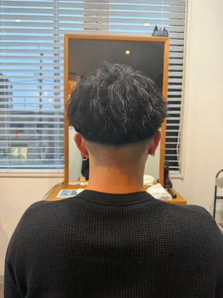 ショート パーマ メンズ Meteor 店長 祝田涼太のヘアスタイル