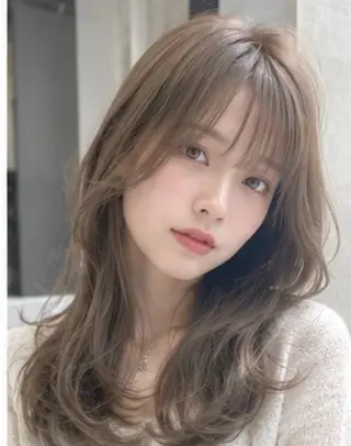 ロング カラー 大竹 椿咲のヘアスタイル