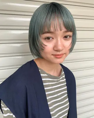 ショート ボブ/顔まわりカット 💫大澤奈緒美のヘアスタイル