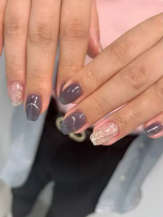 ネイル kanell⭐︎ ニュアンスネイルのネイルデザイン