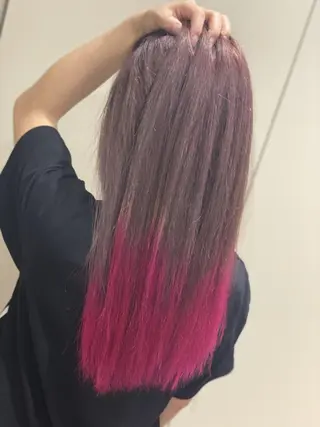 ロング カラー ハイトーン得意😍 Lumiereのヘアスタイル