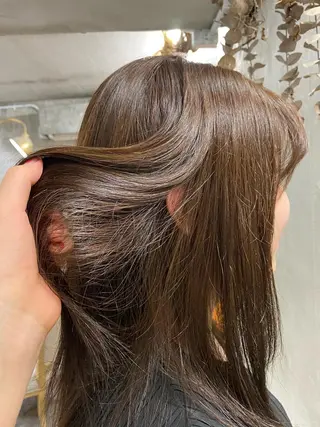 ロング カラー パーマ ヘアアレンジ メンズ お任せヘア☘️☘️ 及川渚のヘアスタイル