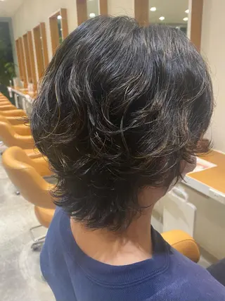 パーマ メンズ 波津久 鈴愛のヘアスタイル