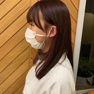 ミディアム カラー 前田 美佑のヘアスタイル