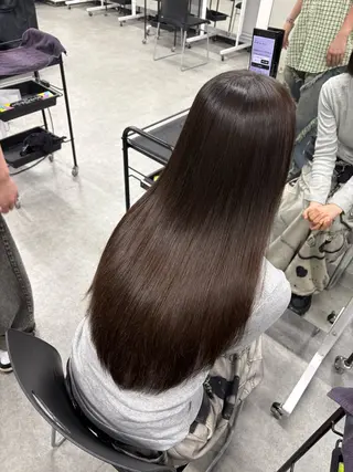 ロング 韓国っぽ×透け感🪽 Fumi 🤍のヘアスタイル