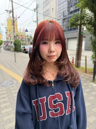 セミロング Karin／ レイヤーブリーチ🥀のヘアスタイル