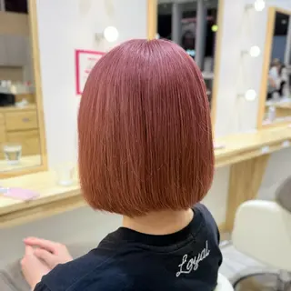 ミディアム カラー ゆんな/清潔感ｶｯﾄ 透明感ｶﾗｰ🥯のヘアスタイル