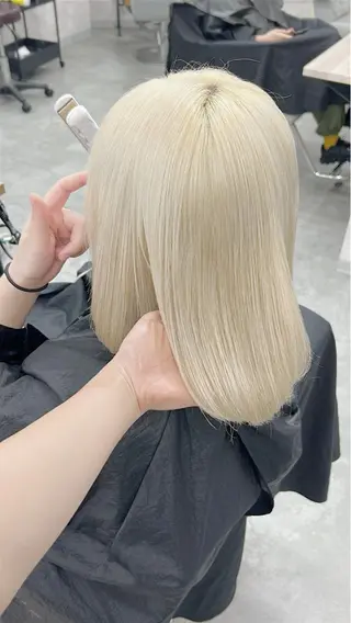 ミディアム カラー ヘアアレンジ 💕ブリーチ/ヘアメ 🎀YUUKAのヘアスタイル