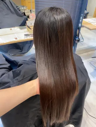ロング 小林 夢羽のヘアスタイル