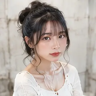 ロング 縮毛矯正/レイヤー/ 前髪カット/おばかんのヘアスタイル