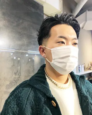 パーマ ヘアアレンジ メンズ メンズ特化✂️栗原 侑也のヘアスタイル