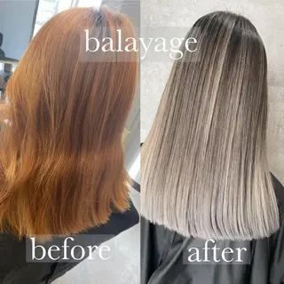 ミディアム カラー パーマ ヘアアレンジ ネイル マツエク・マツパ 井上 一平のヘアスタイル
