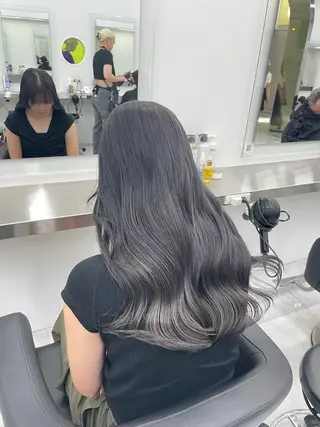 ロング カラー ヘアアレンジ 縮毛矯正🤍 ボブ/ HIKARIのヘアスタイル