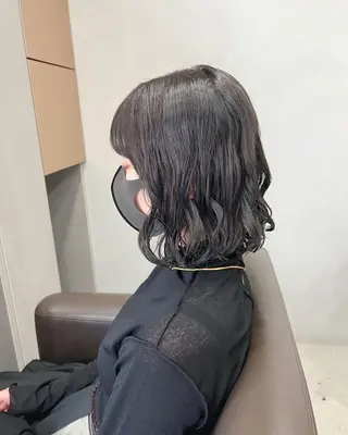 ショート パーマ ボブパーマコテ巻き風 パーマNo1深江秀平のヘアスタイル