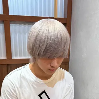 ショート カラー メンズ 🌈山口摩七斗 /レイヤー/ブリーチのヘアスタイル