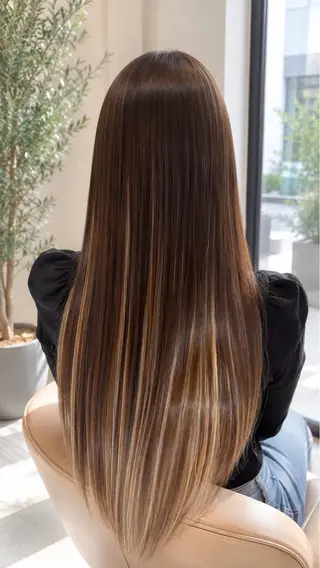 ロング カラー イズ ミのヘアスタイル