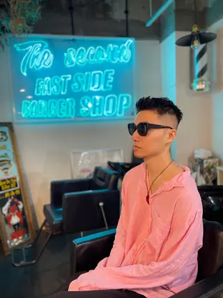 ショート メンズ 阿部 慈導のヘアスタイル